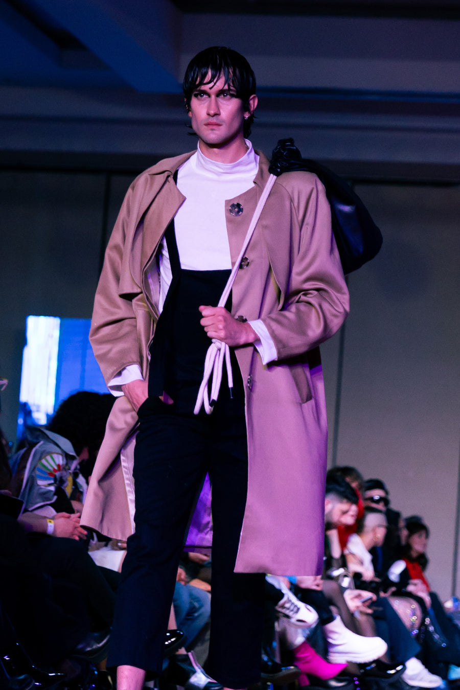 MIGRANTE trench coat - Tencel - Cupro - Lino - Gabardina