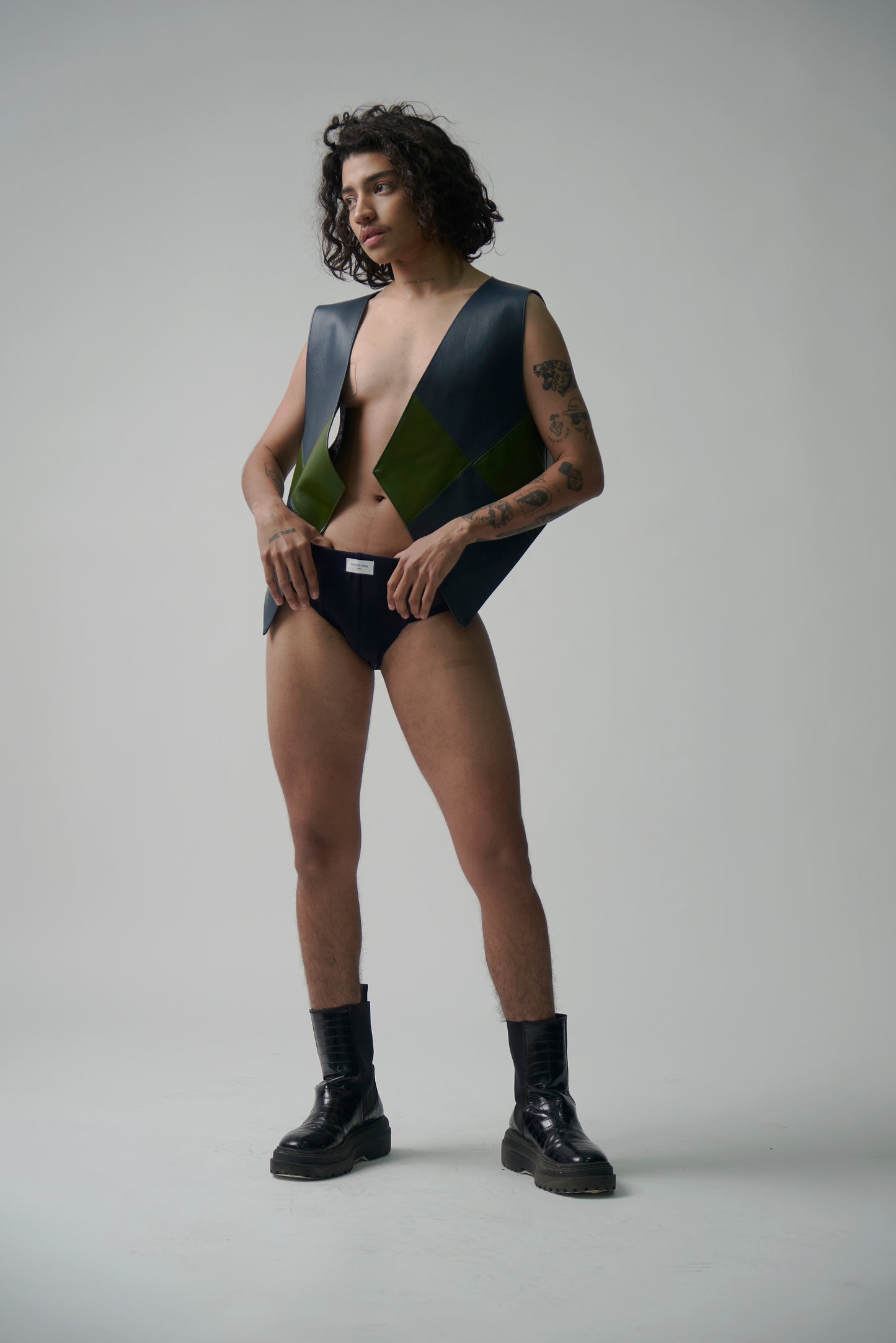 PATAGONIA vest argyle (rombos) - VINYLIFE ft Desserto