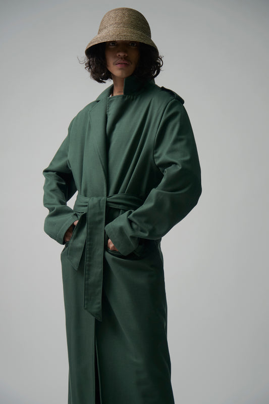 TERRA trench - Tencel - Cupro - Gabardina