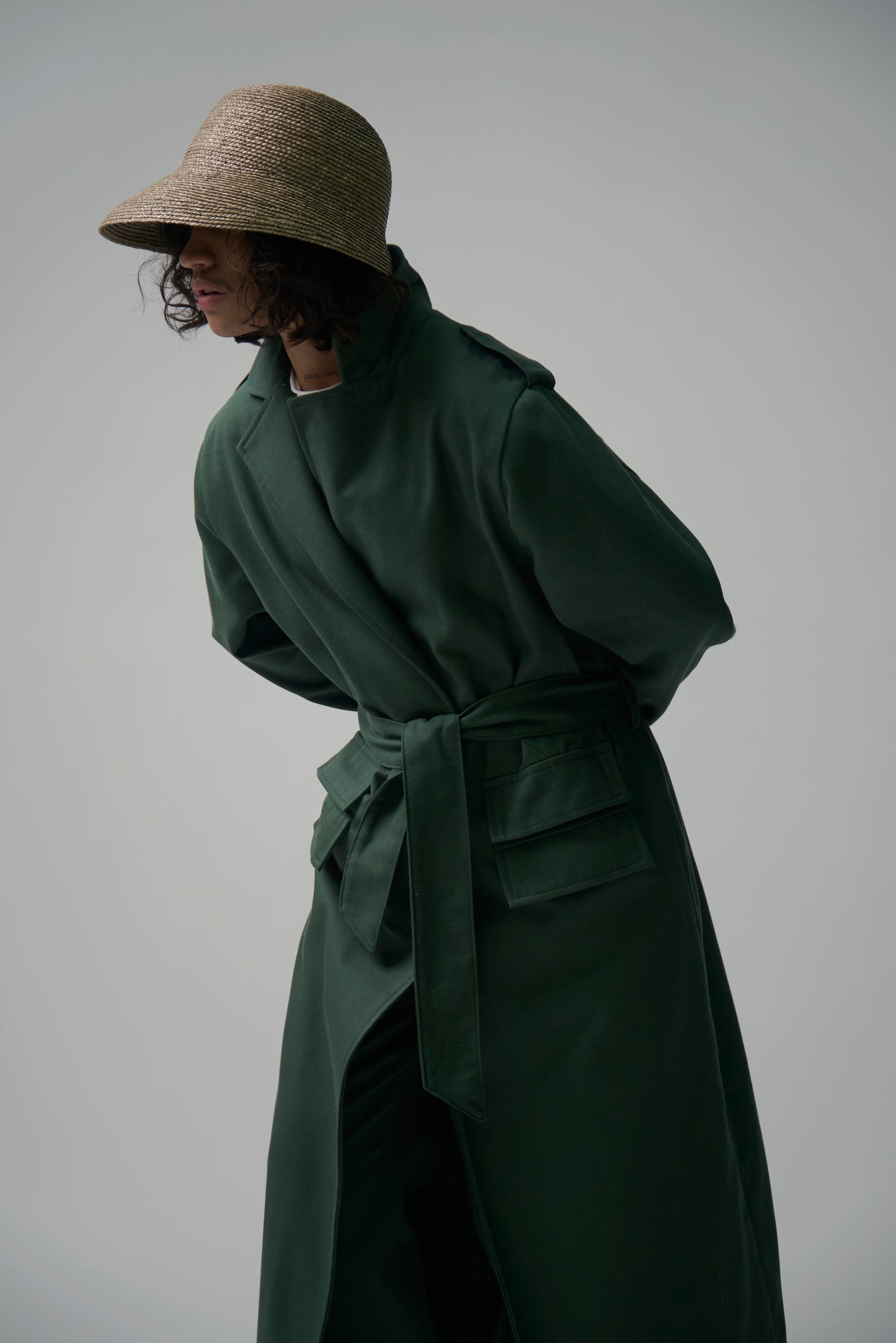 TERRA trench - Tencel - Cupro - Gabardina