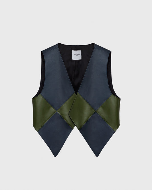 PATAGONIA vest argyle (rombos) - VINYLIFE ft Desserto