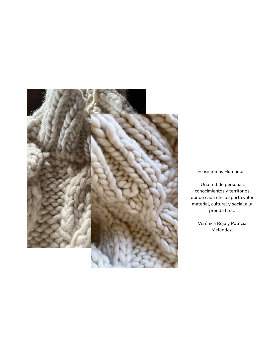 RANCA CHUNKY CABLE KNIT SWEATER