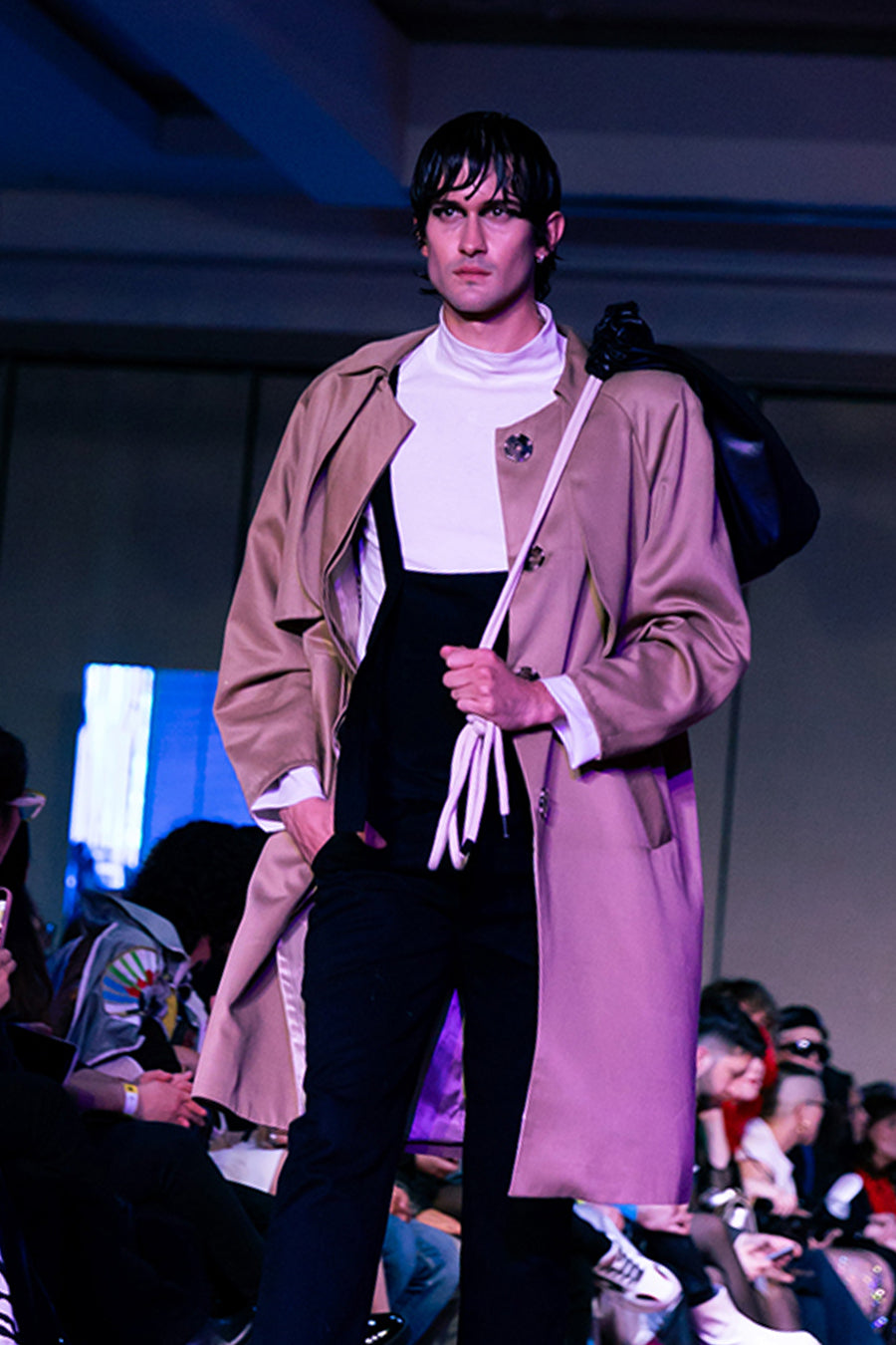 MIGRANTE trench coat - Tencel - Cupro - Lino - Gabardina