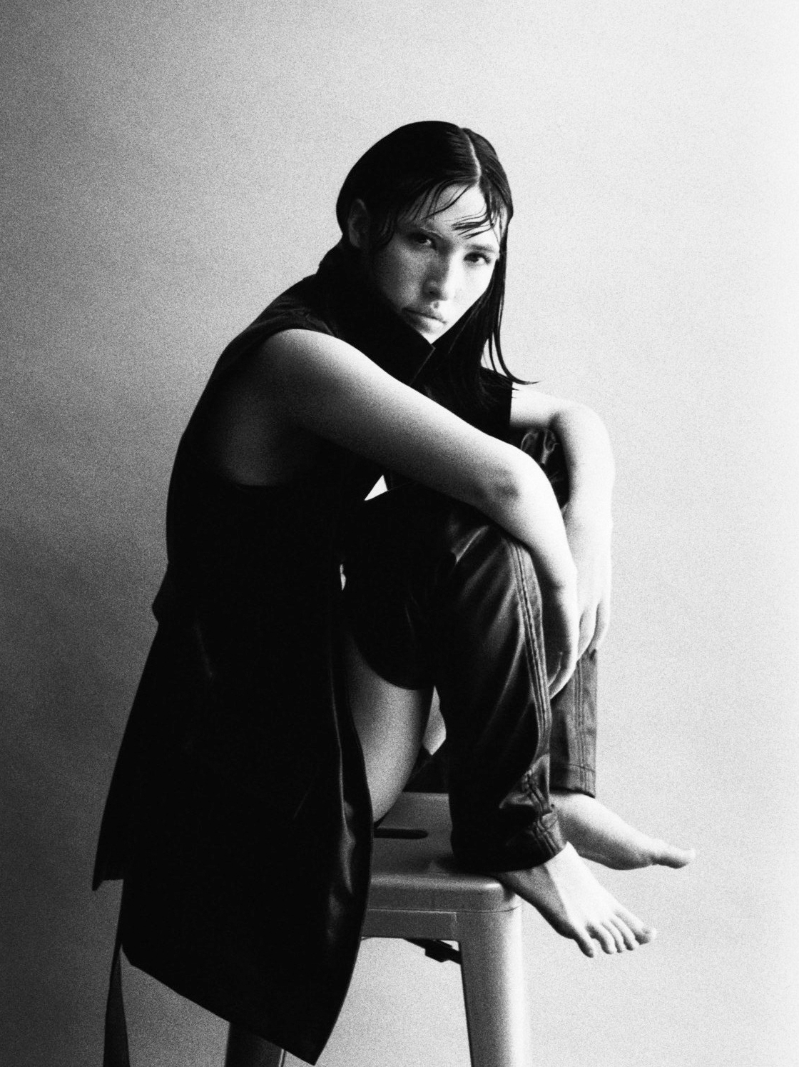 CHOZA sleeveless blazer - VINYLIFE