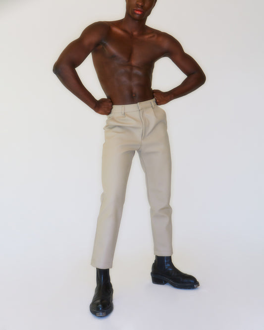 CHOZA pants - Cactus leather