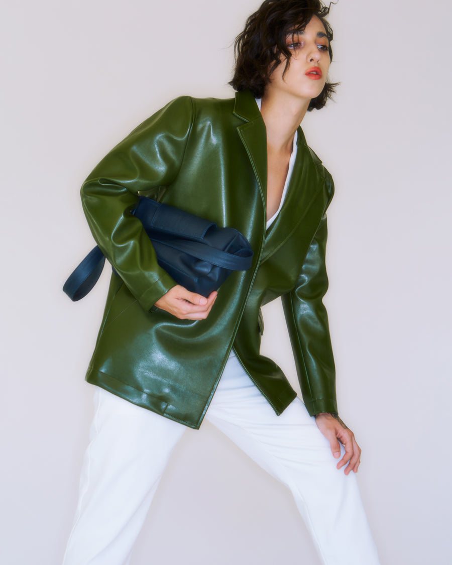 CHOZA blazer - Cactus leather