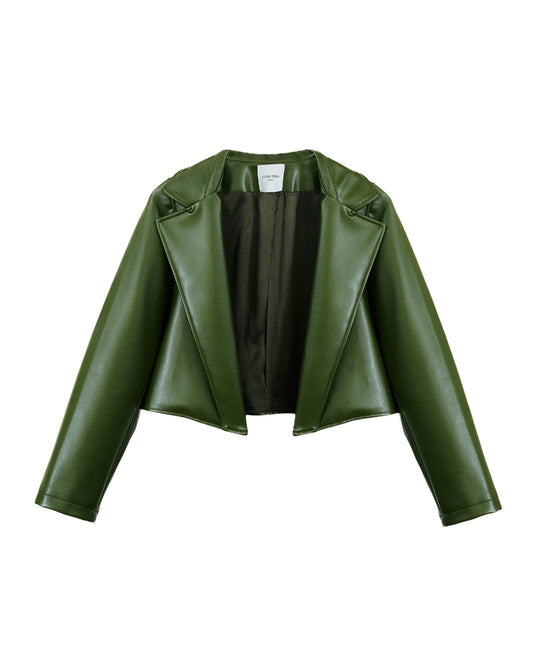 AZUCENA mid jacket - Cactus leather