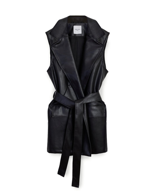 CHOZA sleeveless blazer - VINYLIFE