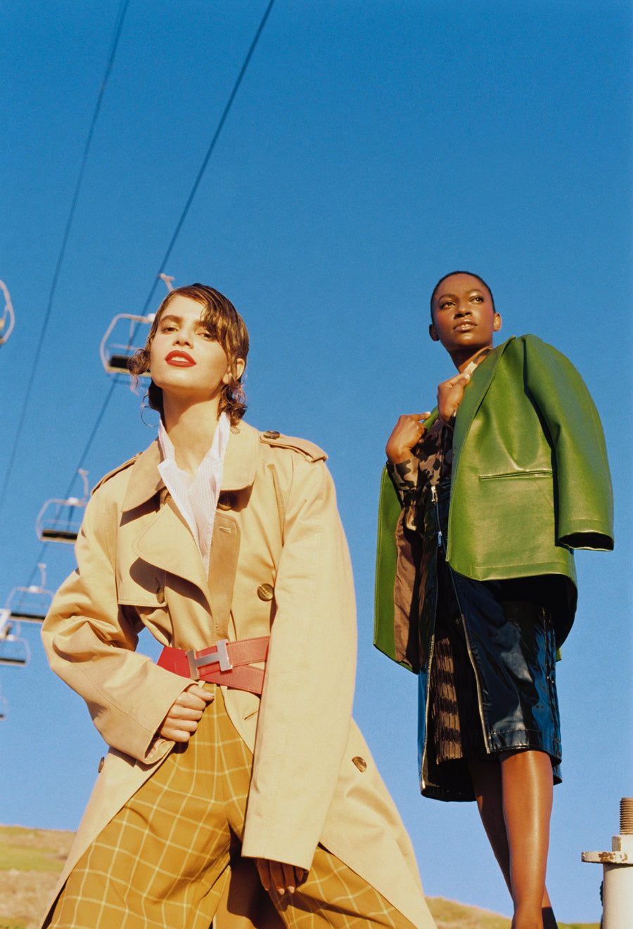 CHOZA blazer - Cactus leather