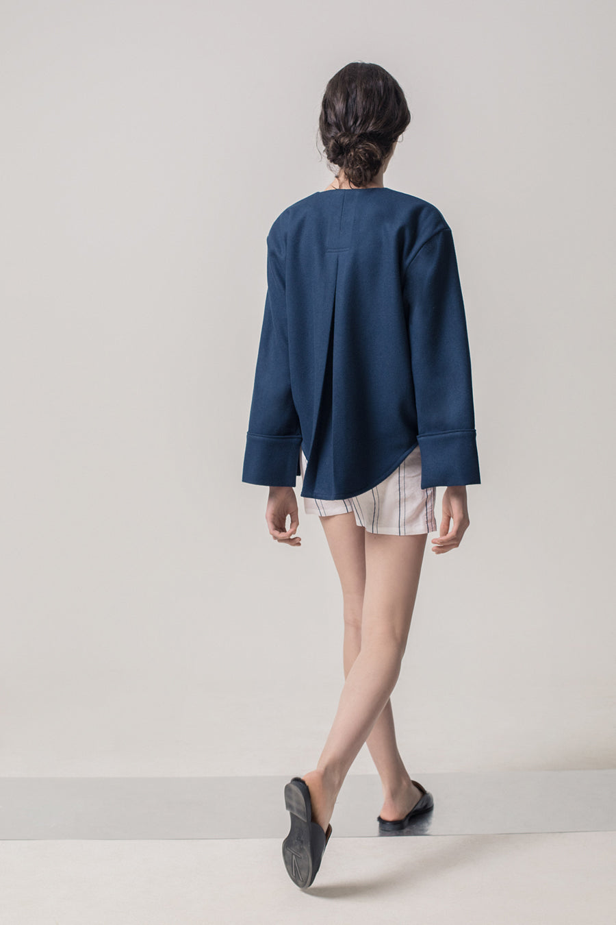 KUANIP irregular jacket - Tencel o Cupro