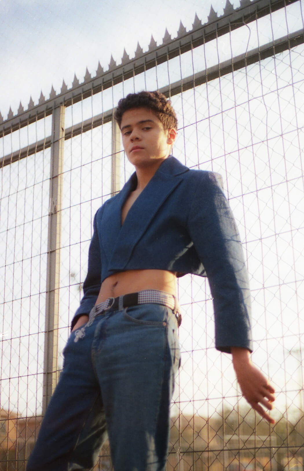 AZUCENA mid jacket - Cactus leather