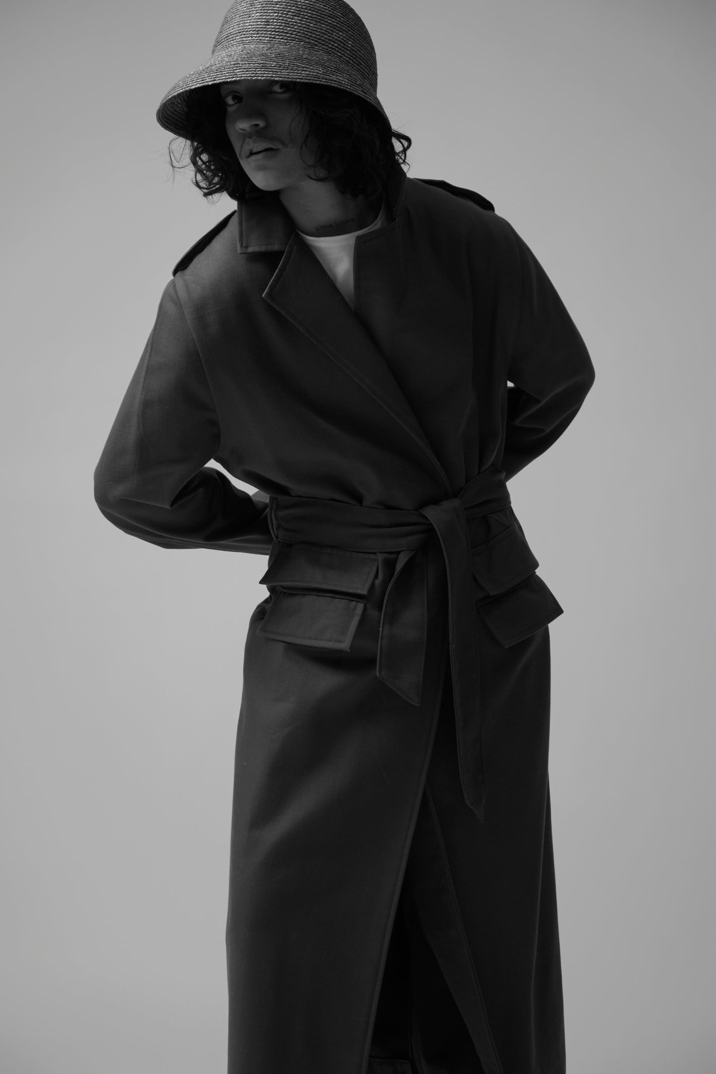 TERRA trench - Tencel - Cupro - Gabardina