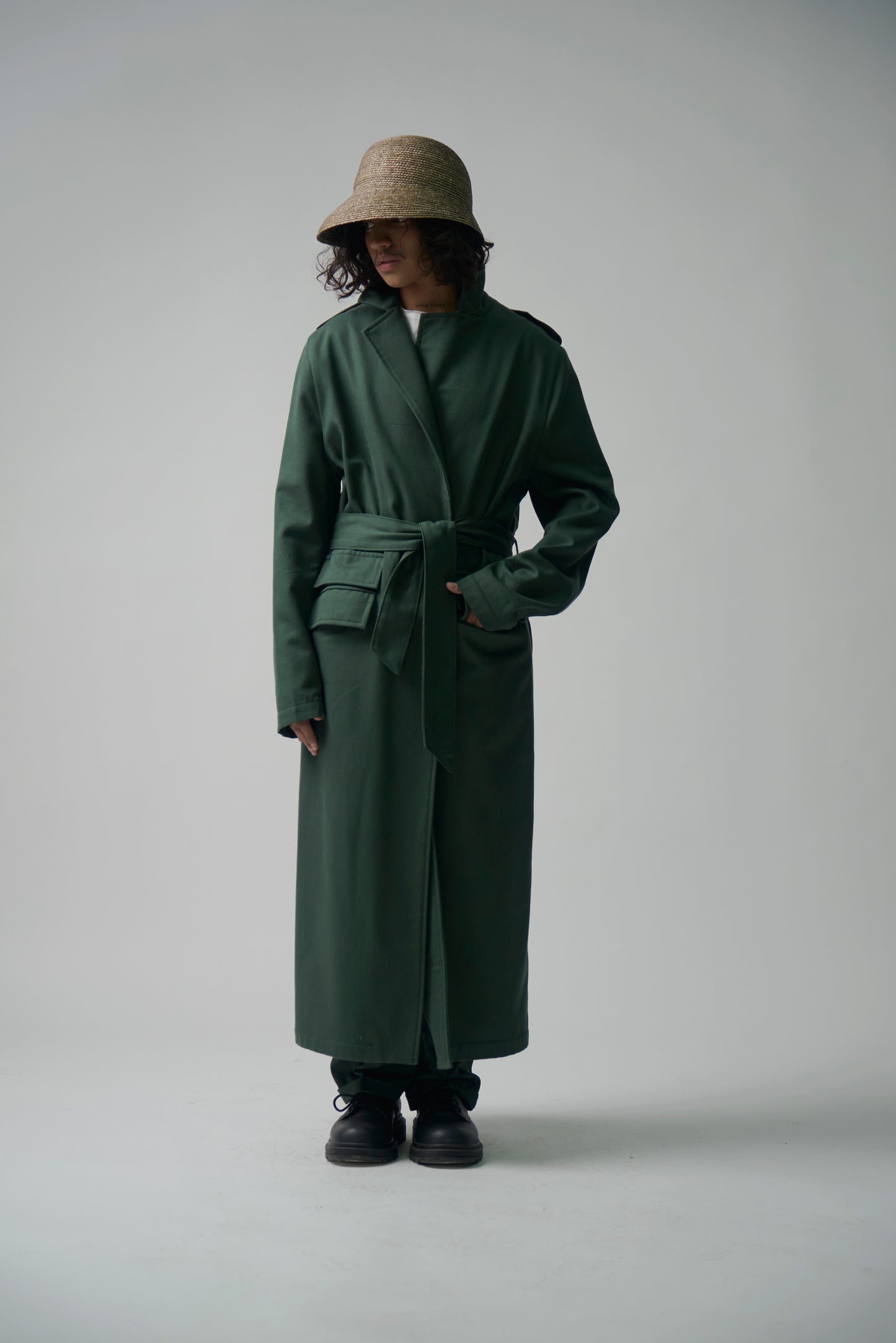 TERRA trench - Tencel - Cupro - Gabardina