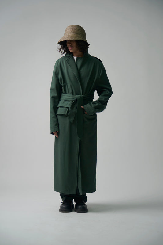 TERRA trench - Tencel - Cupro - Gabardina